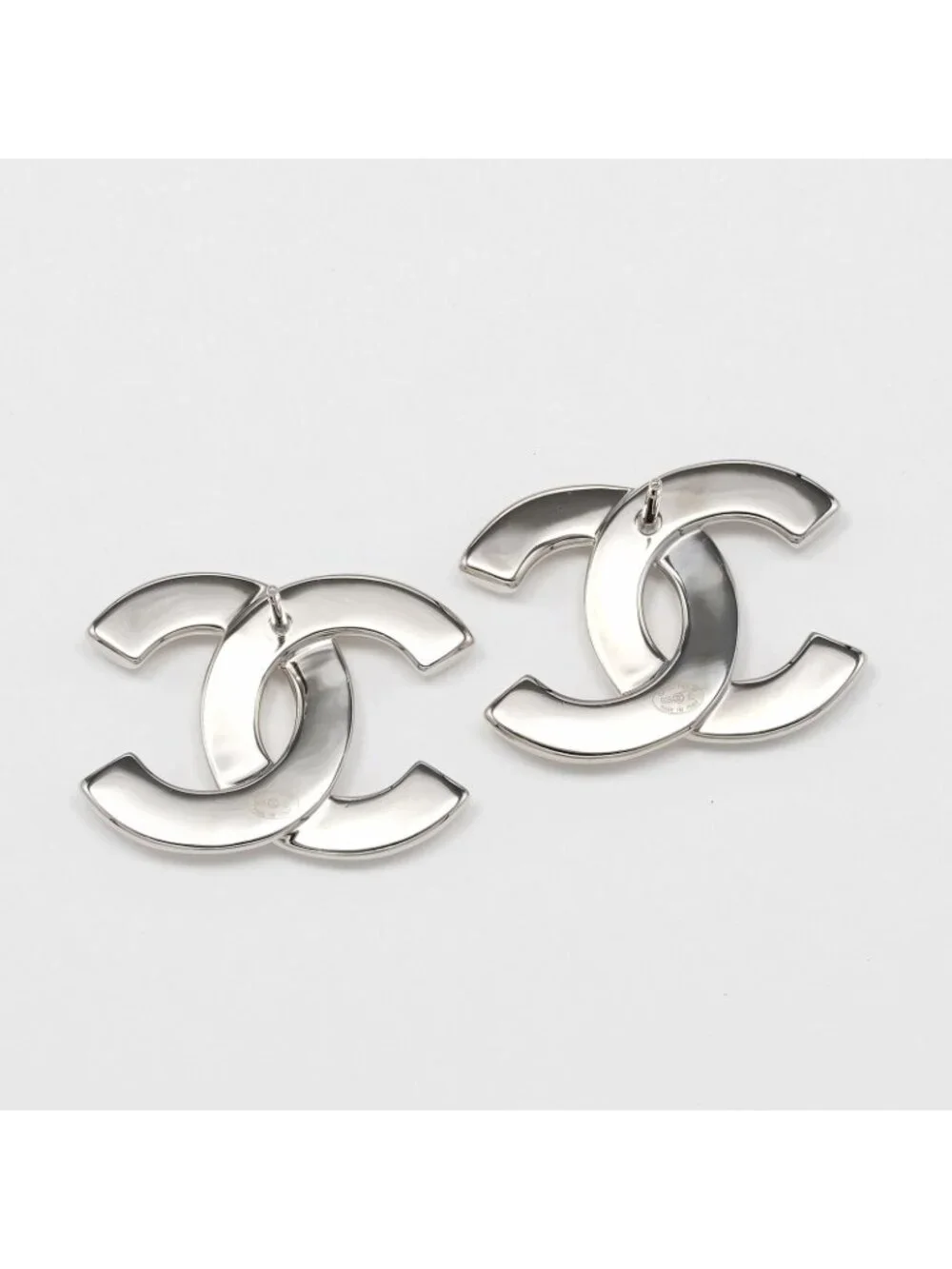 Chanel CC Logo Earrings